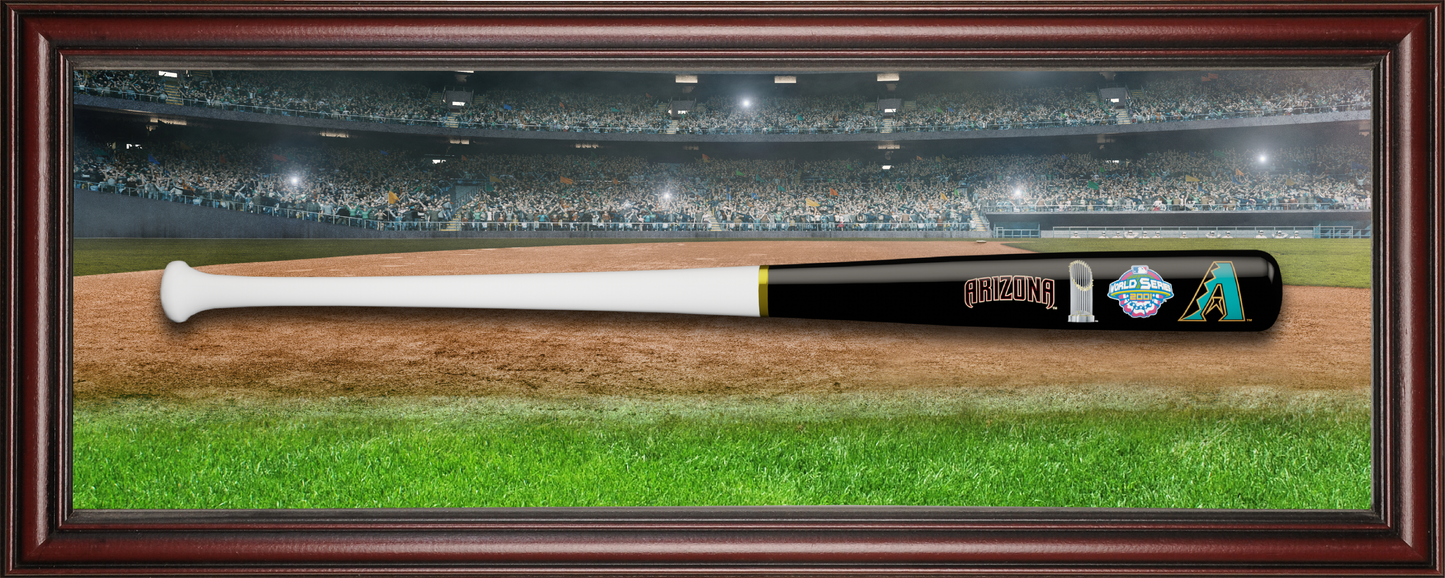 Diamondbacks 2001 WS Champs Bat | Relive Baseball History