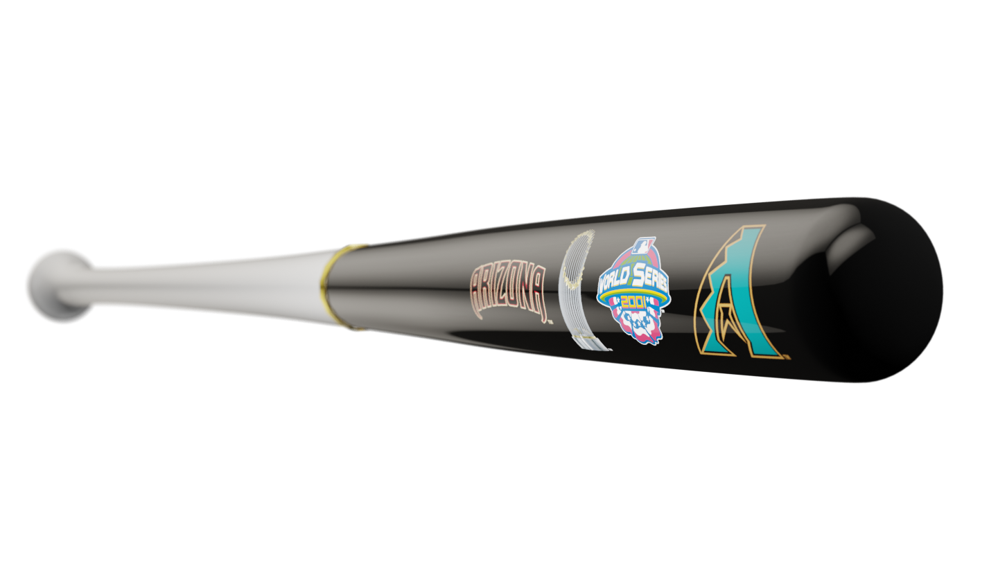 Diamondbacks 2001 WS Champs Bat | Relive Baseball History