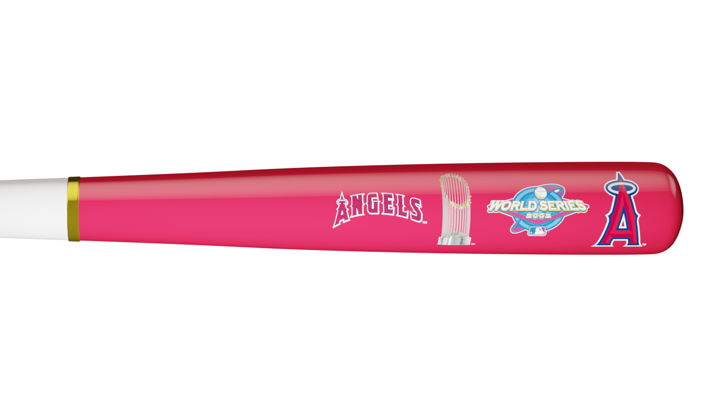 Angels 2002 WS Champs Bat | Relive Baseball History