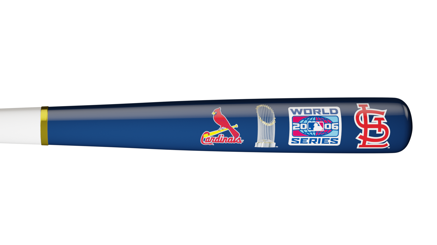 Cardinals 2006 WS Champs Bat | Relive Baseball History