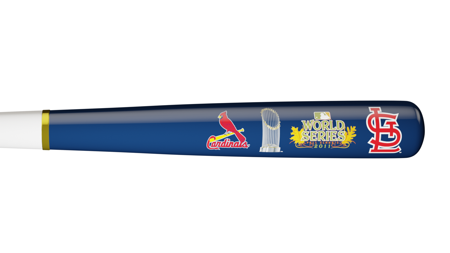 Cardinals 2011 WS Champs Bat | Relive Baseball History